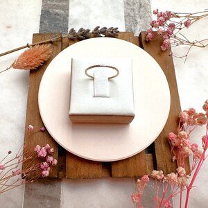 Gold Sparkle Twist Stacking Ring | 14k Gold Filled